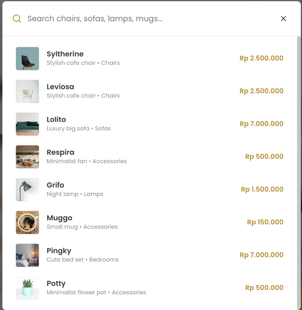 Instant Search Modal (Cmd+K)